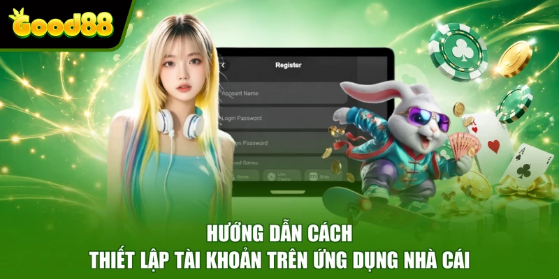 Đăng Ký Good88 Hướng dẫn cách thiết lập tài khoản trên ứng dụng nhà cái